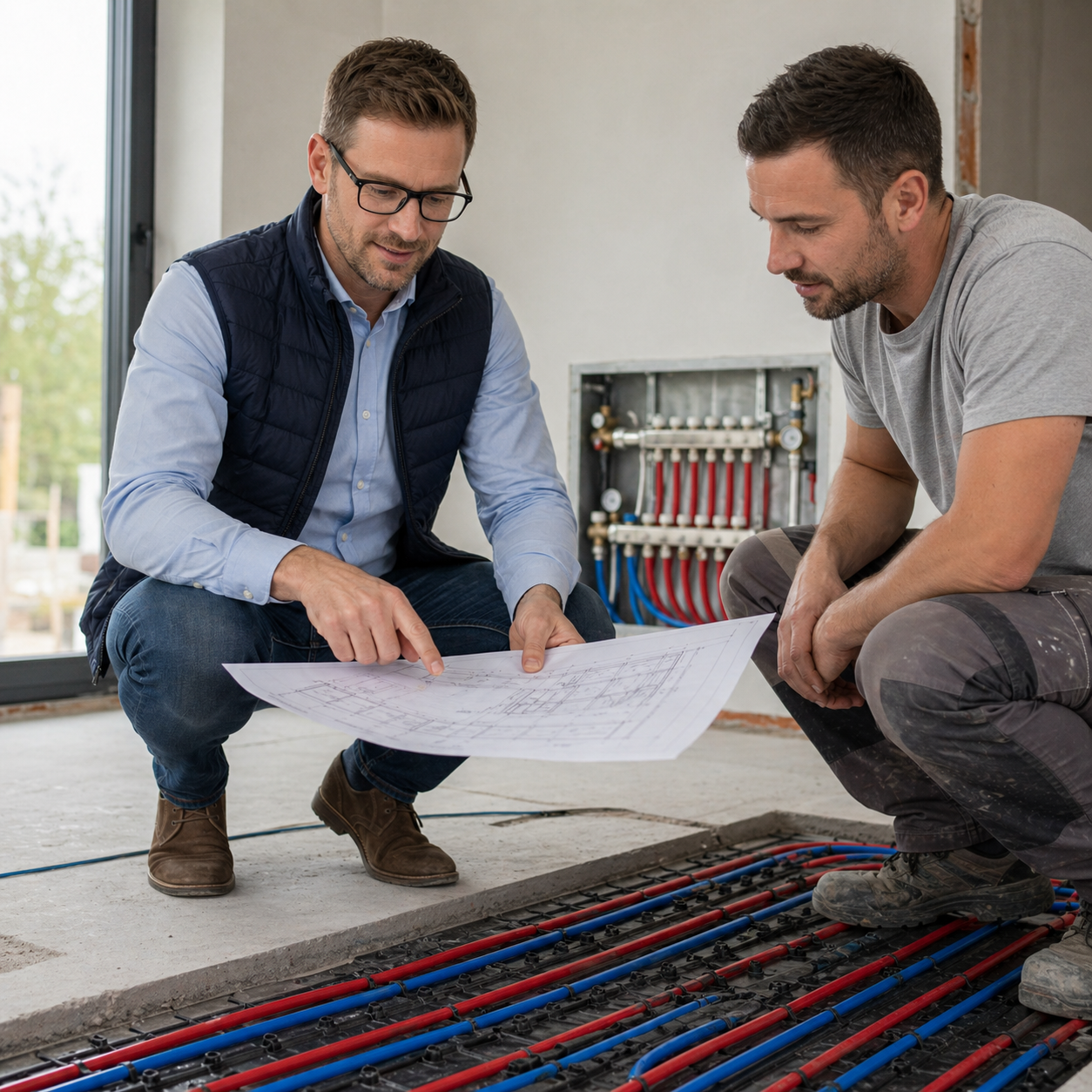 Beratung und Erklärung rund um moderne Gebäudetechnik