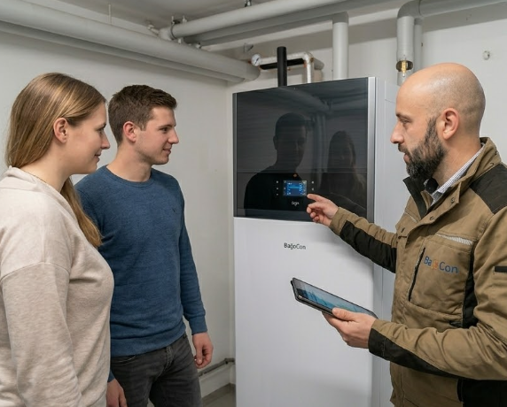 Technische Einordnung von Wärmepumpenprojekt im Bestand