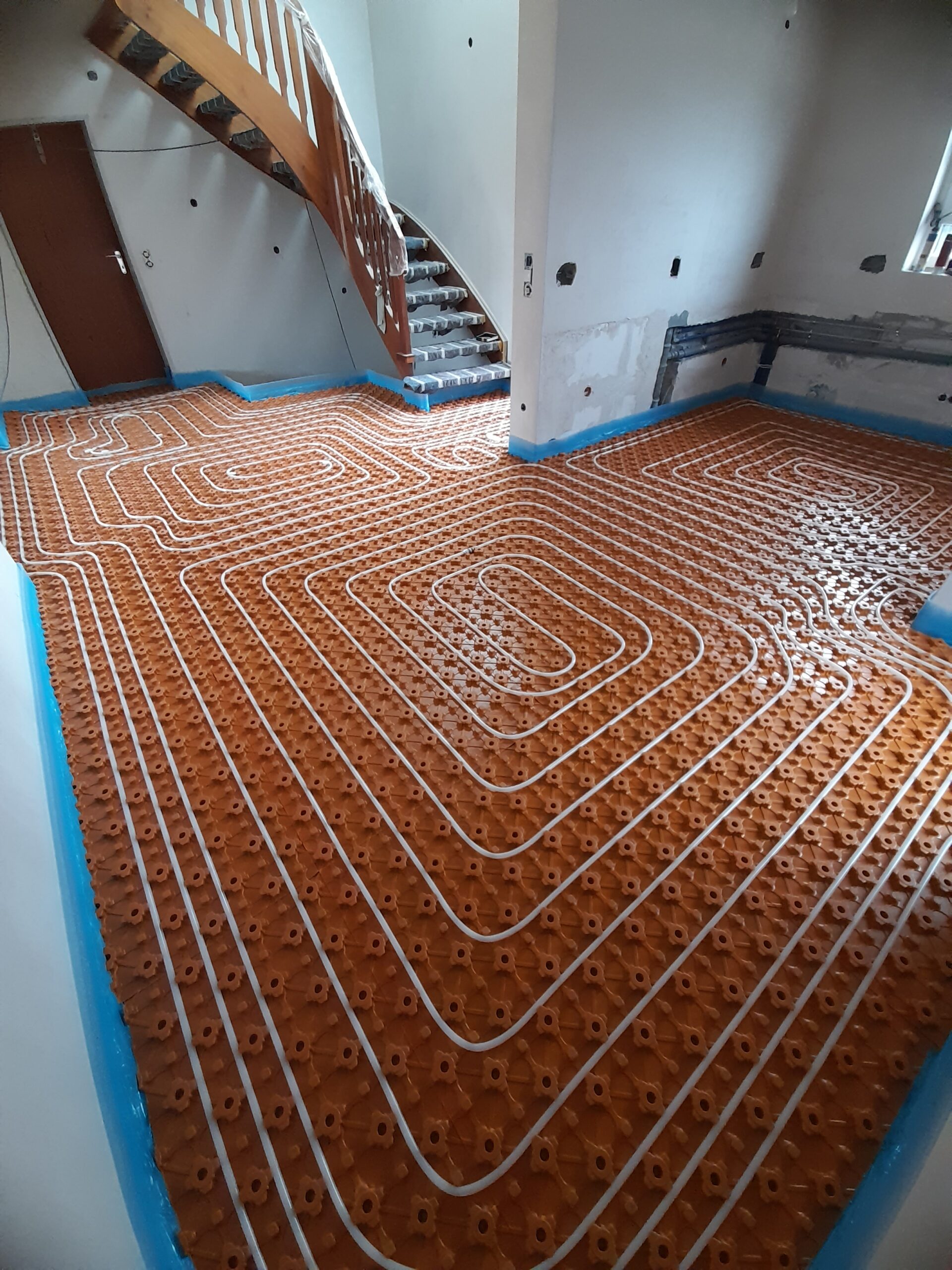 Dünnschicht-Fußbodenheizung im Altbau bei Sanierung